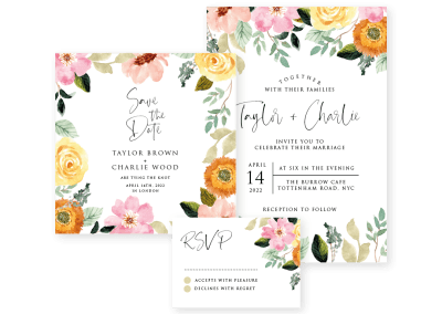 wedding printing template Ref: MPW09