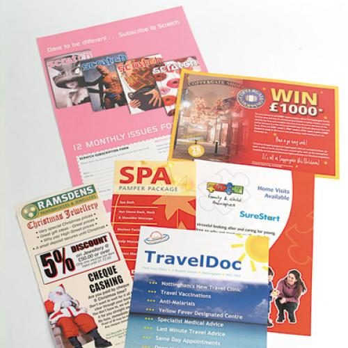 Flyers and leaflet printing
