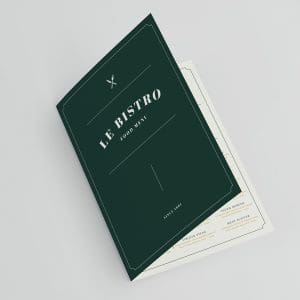 Le Bistro Food Menu