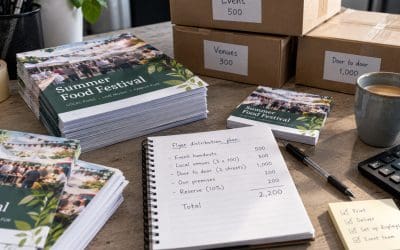How Many Flyers Should You Print for a Local Campaign?